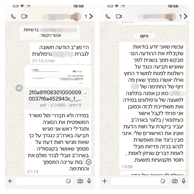 אבי דוביצקי, צייד הפדופילים, נתפסו על חם, איומים